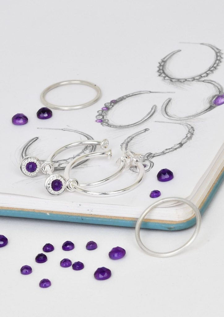 Learn how to make silver hoop earrings