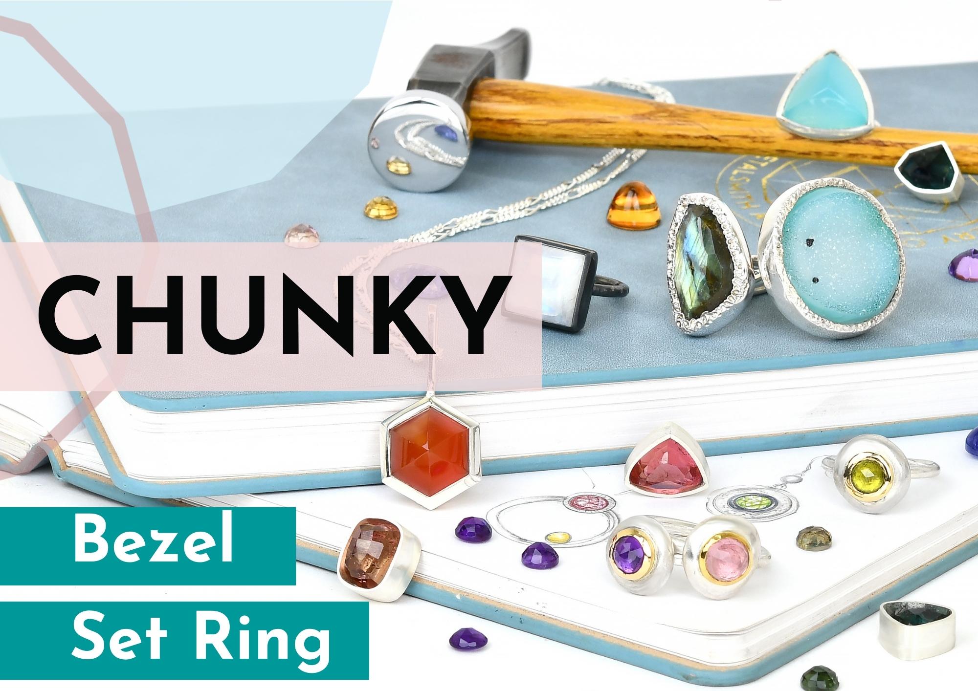 learn how to set gemstones in heavy bezels - online jewellery making class