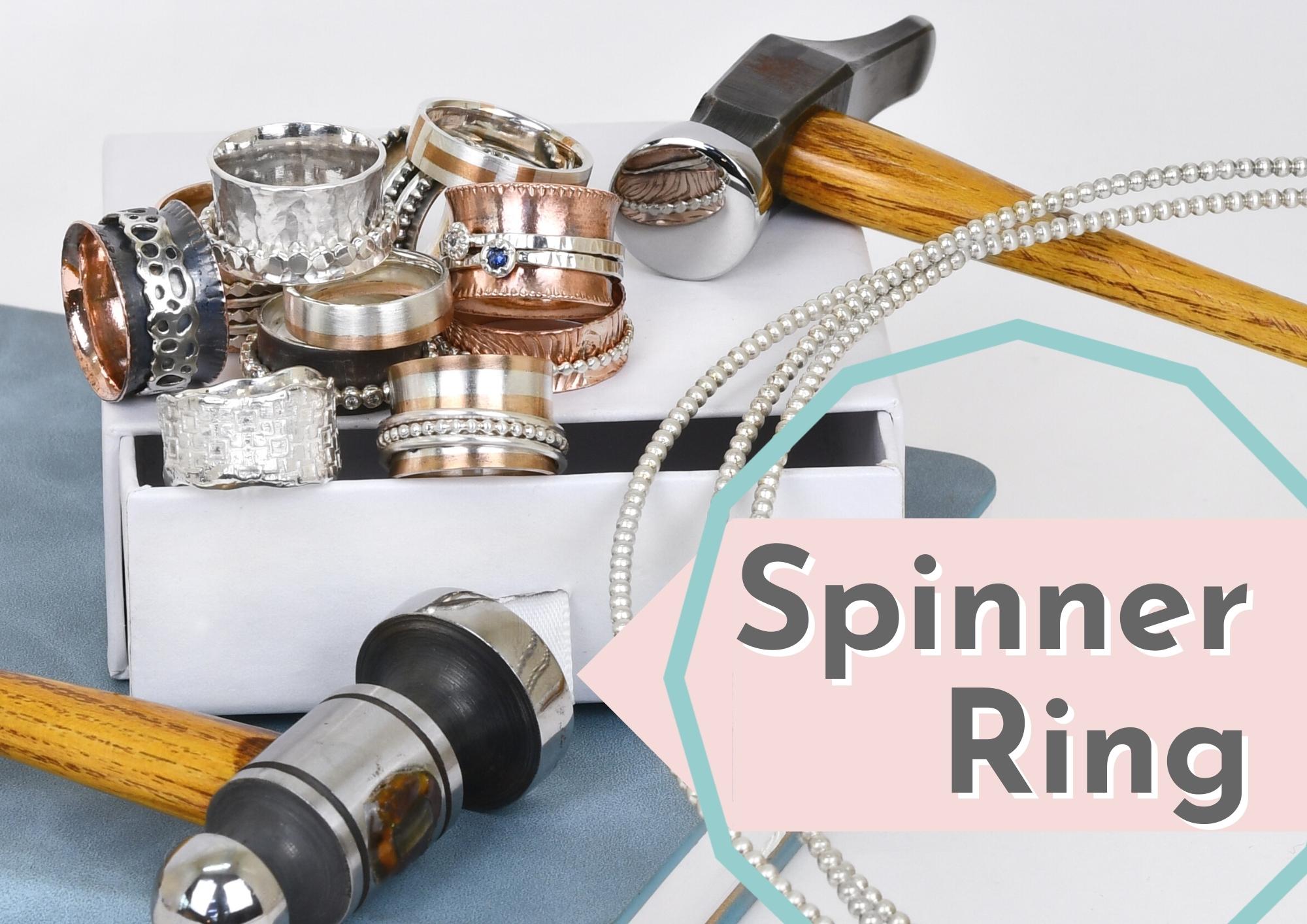 Learn to make a spinner ring in our jewellery making class
