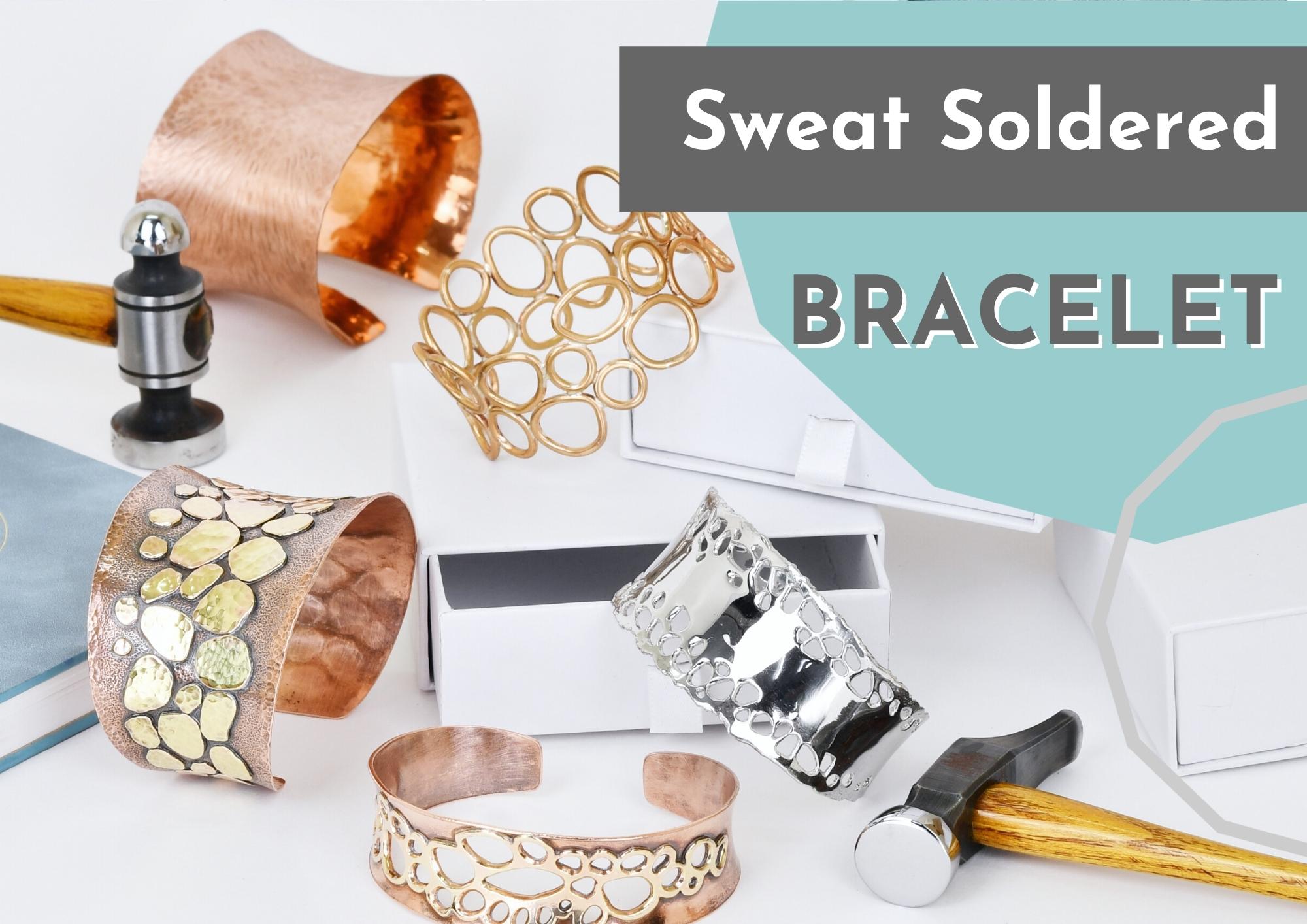 Learn how to make a cuff bracelet - online jewellery making class