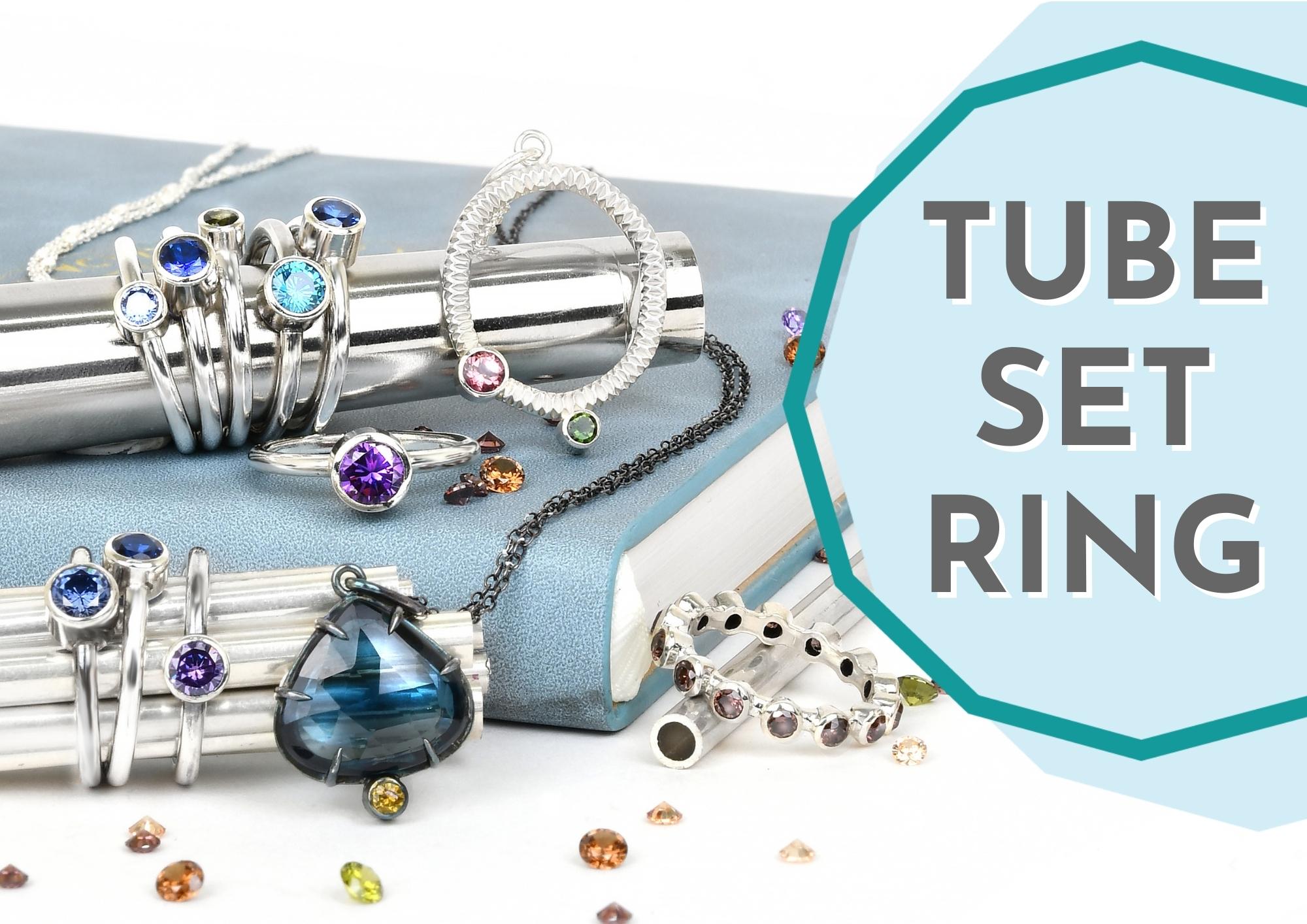 How to tube set gemstones - online jewellery making class