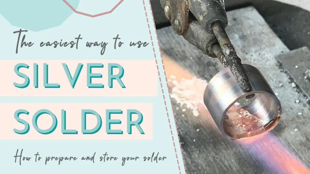 How to use silver solder for jewelry making