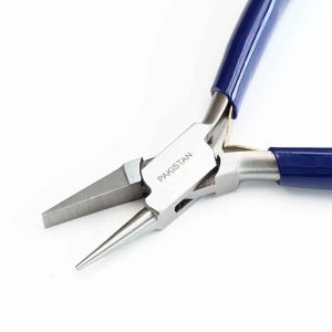 round and flat nose pliers for jewellers and metalsmiths