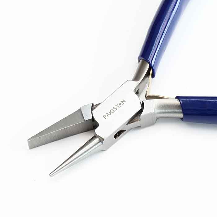 Round and flat pliers for jewellery making and metalsmithing