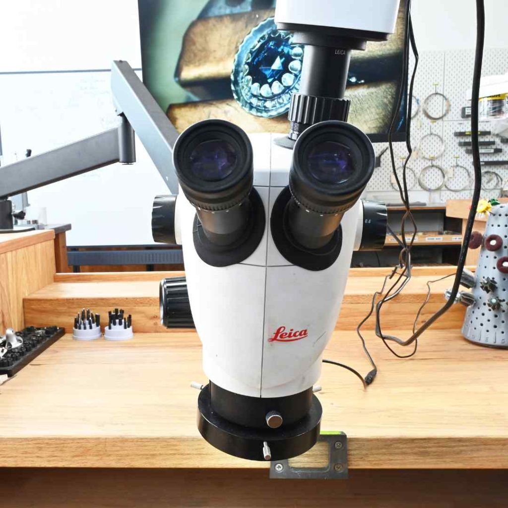 Microscope camera for jewelers