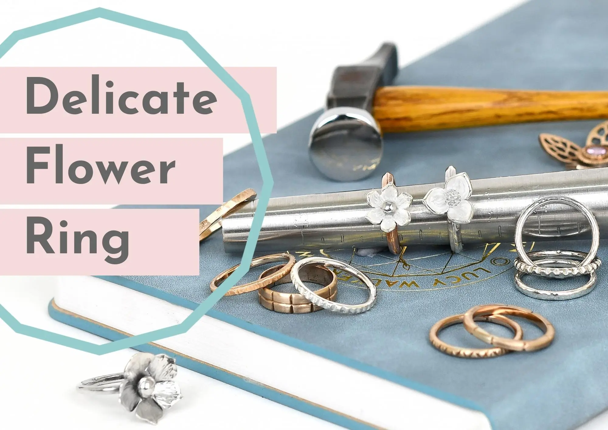 Delicate flower ring class