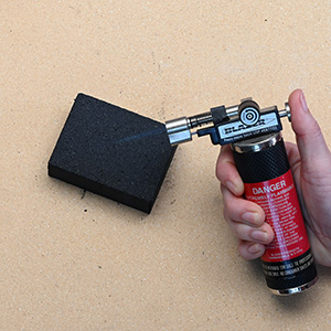 blazer butane torch for jewelry making with charcoal block